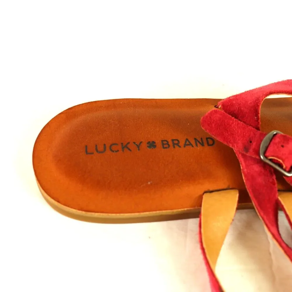 Lucky Brand Slingback Strappy Open Toe Sandal